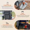 imageTIMBER RIDGE Aluminum Camping Directors Chair with Side Table Pocket Portable Folding Chair Heavy Duty Lawn Chair for Fishing Trip Picnic Concert Outdoor 400lbs Tan 2 PackHeated Grey2 Set