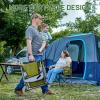 imageTIMBER RIDGE Aluminum Camping Directors Chair with Side Table Pocket Portable Folding Chair Heavy Duty Lawn Chair for Fishing Trip Picnic Concert Outdoor 400lbs Tan 2 PackGreen2 Set