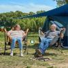 imageTIMBER RIDGE Hammock Camping Chair Oversized Swinging Chair with Adjustable Back and Seat Height Portable Folding Rocking Camping Chair for Outdoor Lawn Backyard and Patio Supports 400lbsGrey2 Pack