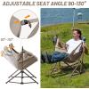imageTIMBER RIDGE Hammock Camping Chair with Adjustable Backrest Heavy Duty Folding Hammock Chair Supports 300lbs Portable Hammock Chair for Camping Travelling and Patio TanTan 2 Set
