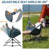 imageTIMBER RIDGE Hammock Camping Chair with Adjustable Backrest Heavy Duty Folding Hammock Chair Supports 300lbs Portable Hammock Chair for Camping Travelling and Patio TanBlue 2 Set