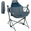 imageTIMBER RIDGE Hammock Camping Chair with Adjustable Backrest Heavy Duty Folding Hammock Chair Supports 300lbs Portable Hammock Chair for Camping Travelling and Patio TanBlue