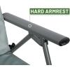 imageTimber Ridge Oversized Folding Rocking Camping Chair Padded Outdoor Rocker with High Back Portable Outdoor Chair for Patio Garden Lawn Supports up to 400 lbs GrayGrey2 Pack