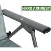 imageTimber Ridge Oversized Folding Rocking Camping Chair Padded Outdoor Rocker with High Back Portable Outdoor Chair for Patio Garden Lawn Supports up to 400 lbs GrayGrey