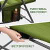 imageTimber Ridge Oversized Folding Rocking Camping Chair Padded Outdoor Rocker with High Back Portable Outdoor Chair for Patio Garden Lawn Supports up to 400 lbs GrayGreen