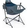 imageTIMBER RIDGE Hammock Camping Chair with Adjustable Backrest Heavy Duty Folding Hammock Chair Supports 300lbs Portable Hammock Chair for Camping Travelling and Patio TanBlue