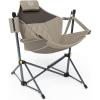 imageTIMBER RIDGE Hammock Camping Chair with Adjustable Backrest Heavy Duty Folding Hammock Chair Supports 300lbs Portable Hammock Chair for Camping Travelling and Patio TanTan