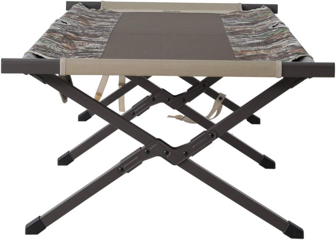 imageTIMBER RIDGE Folding Camping Cot for AdultsOutdoor Bed Camp Cots for Sleeping with Carry BagFoldable XL Hunting for Camping Hiking CamouflageHome Travel Support up to 300lbs Camo