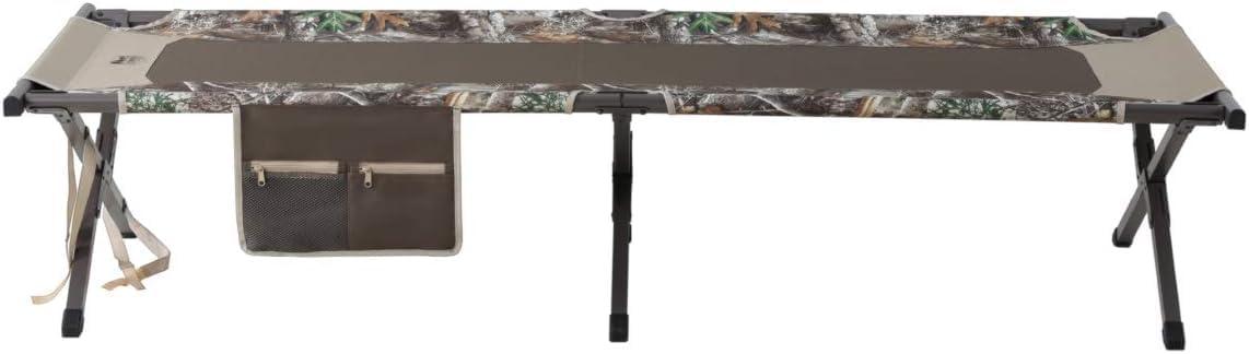 imageTIMBER RIDGE Folding Camping Cot for AdultsOutdoor Bed Camp Cots for Sleeping with Carry BagFoldable XL Hunting for Camping Hiking CamouflageHome Travel Support up to 300lbs Camo