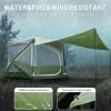 imageTIMBER RIDGE 468 Person Instant Pop Up Cabin Tent Easy 60 Second Setup Weather Resistant Camping Family Hub Tent with Rain Fly and Carry Bag for Outdoor CampingGreen