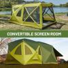 imageTIMBER RIDGE 468 Person Instant Pop Up Cabin Tent Easy 60 Second Setup Weather Resistant Camping Family Hub Tent with Rain Fly and Carry Bag for Outdoor CampingGreen