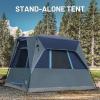 imageTIMBER RIDGE 5 Person SUV Tent Weather Resistant Portable for Car SUV Van Camping Includes Rainfly and Storage Bag 10 W X 8 L X 71 HBlue