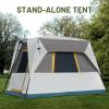 imageTIMBER RIDGE 5 Person SUV Tent Weather Resistant Portable for Car SUV Van Camping Includes Rainfly and Storage Bag 10 W X 8 L X 71 HTan