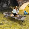 imageTIMBER RIDGE Folding Camping Cot for AdultsOutdoor Bed Camp Cots for Sleeping with Carry BagFoldable XL Hunting for Camping Hiking CamouflageHome Travel Support up to 600lbs TanCamo