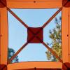 imageTIMBER RIDGE Instant Pop Up Hub Tent 4 Person Portable Weather Resistant Camping Tent 60 Second SetUp Easy Up Tents with Rain Fly and Carry Bag Orange