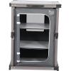 imageTIMBER RIDGE Lightweight Portable Aluminum Heat Resistant Storage Camp Cook Station Foldable Grill Table for BBQ Picnic Backyard Grey