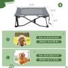 imageTIMBER RIDGE Outdoor Dog Bed Cooling Elevated Pet Bed Portable Raised Dog Bed with Breathable Mesh Dog Bed Foldable Dog Cot for Indoor ampamp Outside GreyBreathable Mesh