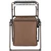 imageTIMBER RIDGE Outdoor Folding Camping Kitchen Table Lightweight Portable Aluminum Cooking Table with Storage and Carry Bag Camp Cook Station Foldable Grill Table for BBQ Picnic Backyard BrownBrown