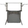 imageTIMBER RIDGE Outdoor Folding Camping Kitchen Table Lightweight Portable Aluminum Cooking Table with Storage and Carry Bag Camp Cook Station Foldable Grill Table for BBQ Picnic Backyard BrownGrey