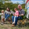 imageTIMBER RIDGE Oversized Folding Camping Chair for Adults Support 550 LBS Heavy Duty with Cup Holder Side Pocket for Camp Lawn Picnic Tan 2 PackGreen2 Pack