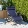 imageTIMBER RIDGE Oversized Zero Gravity Chair 33In Wide XXL Zero Gravity Reclining Chair with Side Table Full Padded Lounge Chair for Outdoor Camping Patio Lawn Heavy Duty Supports 500lbs Blue1 PackBlue1 Pack