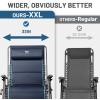 imageTIMBER RIDGE Oversized Zero Gravity Chair 33In Wide XXL Zero Gravity Reclining Chair with Side Table Full Padded Lounge Chair for Outdoor Camping Patio Lawn Heavy Duty Supports 500lbs Blue1 PackBlue1 Pack