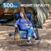 imageTIMBER RIDGE Oversized Zero Gravity Chair 33In Wide XXL Zero Gravity Reclining Chair with Side Table Full Padded Lounge Chair for Outdoor Camping Patio Lawn Heavy Duty Supports 500lbs Blue1 PackBlue1 Pack