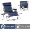imageTIMBER RIDGE Oversized Zero Gravity Chair 33In Wide XXL Zero Gravity Reclining Chair with Side Table Full Padded Lounge Chair for Outdoor Camping Patio Lawn Heavy Duty Supports 500lbs Blue1 PackBlue2 Pack