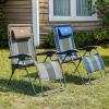 imageTIMBER RIDGE Oversized Zero Gravity Chair Padded Reclining Lounge Chair with Adjustable Headrest ampamp Cup Holder Heavy Duty Support 350 lbs Foldable for Camping Lawn Outdoor ampamp IndoorBrown1 Pack