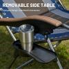 imageTIMBER RIDGE Oversized Zero Gravity Chair Padded Reclining Lounge Chair with Adjustable Headrest ampamp Cup Holder Heavy Duty Support 350 lbs Foldable for Camping Lawn Outdoor ampamp IndoorBlue1 Pack