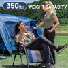 imageTIMBER RIDGE Oversized Zero Gravity Chair Padded Reclining Lounge Chair with Adjustable Headrest ampamp Cup Holder Heavy Duty Support 350 lbs Foldable for Camping Lawn Outdoor ampamp IndoorBlue1 Pack