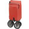imageTIMBER RIDGE Tailgate Collapsible Folding Wagon Cart Heavy Duty Utility Push Pull Beach Wagon Foldable Outdoor Grocery Cart with Side Pockets for Camping Garden Shopping Holds 225 lbs Red