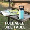 imageTIMBER RIDGE XXL Upgraded Oversized Directors Chairs with Foldable Side Table Detachable Side Pocket Heavy Duty Folding Camping Chair up to 600 Lbs Weight Capacity Grey Ideal Gift 2 PackBrown