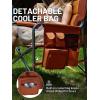 imageTIMBER RIDGE XXL Upgraded Oversized Directors Chairs with Foldable Side Table Detachable Side Pocket Heavy Duty Folding Camping Chair up to 600 Lbs Weight Capacity Grey Ideal Gift 2 PackOrange
