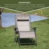 imageTIMBER RIDGE Zero Gravity Chairs Folding Recliner Chair Padded with Cup Holder and Headrest Adjustable Lounge Reclining Chair for Outdoor Camping Lawn Patio Indoor Supports 350lbs BrownGrey