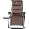 imageTIMBER RIDGE Zero Gravity Chairs Folding Recliner Chair Padded with Cup Holder and Headrest Adjustable Lounge Reclining Chair for Outdoor Camping Lawn Patio Indoor Supports 350lbs BrownBrown