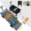 imageTimber Ridge 47quot L Collapsible Wagon with Tailgate ampamp Brake 300lbs Heavy Duty Beach Wagon with AllTerrain Big Wheels 250L Foldable Utility Cart for Sand Camping Sports Shopping BlueGray