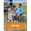 imageTimber Ridge Double Camping Chair Heavy Duty Outdoor Folding Camp Couch Loveseat Camping Chairs Perfect for Campsites PatioLawn Soccer Games or Other Youth Sports Supports 600 lbsLoveseat Grey