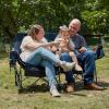 imageTimber Ridge Double Camping Chair Heavy Duty Outdoor Folding Camp Couch Loveseat Camping Chairs Perfect for Campsites PatioLawn Soccer Games or Other Youth Sports Supports 600 lbsBlue