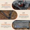 imageTimber Ridge Double Camping Chair Heavy Duty Outdoor Folding Camp Couch Loveseat Camping Chairs Perfect for Campsites PatioLawn Soccer Games or Other Youth Sports Supports 600 lbsGrey With Heated