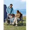 imageTimber Ridge Double Camping Chair Heavy Duty Outdoor Folding Camp Couch Loveseat Camping Chairs Perfect for Campsites PatioLawn Soccer Games or Other Youth Sports Supports 600 lbsLoveseat Grey