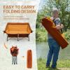 imageTimber Ridge Double Camping Chair Heavy Duty Outdoor Folding Camp Couch Loveseat Camping Chairs Perfect for Campsites PatioLawn Soccer Games or Other Youth Sports Supports 600 lbsOrange