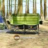 imageTimber Ridge Double Camping Chair Heavy Duty Outdoor Folding Camp Couch Loveseat Camping Chairs Perfect for Campsites PatioLawn Soccer Games or Other Youth Sports Supports 600 lbsGreen