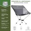 imageTimber Ridge Lightweight Highback Compact Folding Chair  Portable Comfort for Day Hikes Beach Trips ampamp Camping 300 lbs SupportGrey