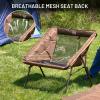 imageTimber Ridge Oversized Folding Chair  Mesh Back with Removable Padded Seat for AllSeason Comfort Camping Tailgating ampamp More1 Pack