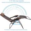 imageTimber Ridge Zero Gravity Chair Oversized Recliner Padded Folding Patio Lounge Chair 350lbs Capacity Adjustable Lawn Chair with Cup Holder Headrest for Outdoor Camping Patio LawnEarth