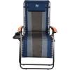 imageTimber Ridge Zero Gravity Chair Oversized Recliner Padded Folding Patio Lounge Chair 350lbs Capacity Adjustable Lawn Chair with Cup Holder Headrest for Outdoor Camping Patio LawnNavy Blue
