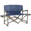 imageTIMBER RIDGE Double Camping Chair Foldable Loveseat Directors Chairs Oversized Double Folding Camping Chairs with 2 Side Tables 2 Person Lawn Chair Heavy Duty Support 600 LBS for Outdoor BlueBlue
