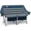 imageTimber Ridge Double Camping Chair Heavy Duty Outdoor Folding Camp Couch Loveseat Camping Chairs Perfect for Campsites PatioLawn Soccer Games or Other Youth Sports Supports 600 lbsBlue