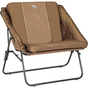 imageTimber Ridge Oversized Folding Chair  Mesh Back with Removable Padded Seat for AllSeason Comfort Camping Tailgating ampamp More1 Pack